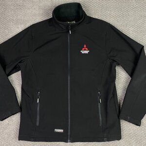 Mitsubishi Motors Soft Shell Jacket Men's Medium Black Choko PZS Precision Zone